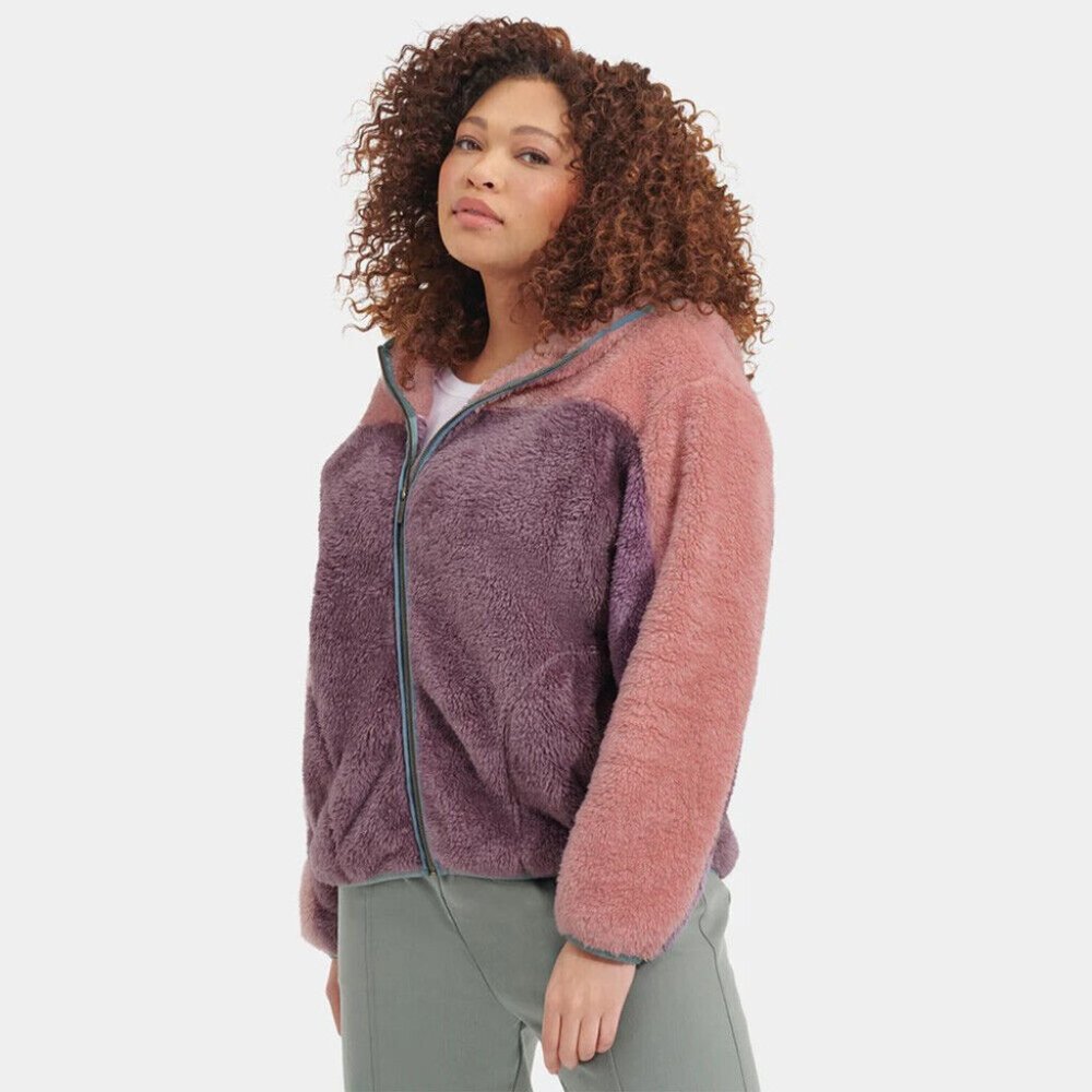NWT UGG Women's Sheila Sherpa Full Zip Jacket Women Medium M